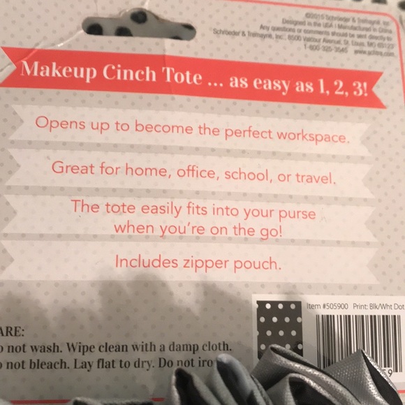Make Up Cinch Tote & Brush Organizer - Picture 3 of 8